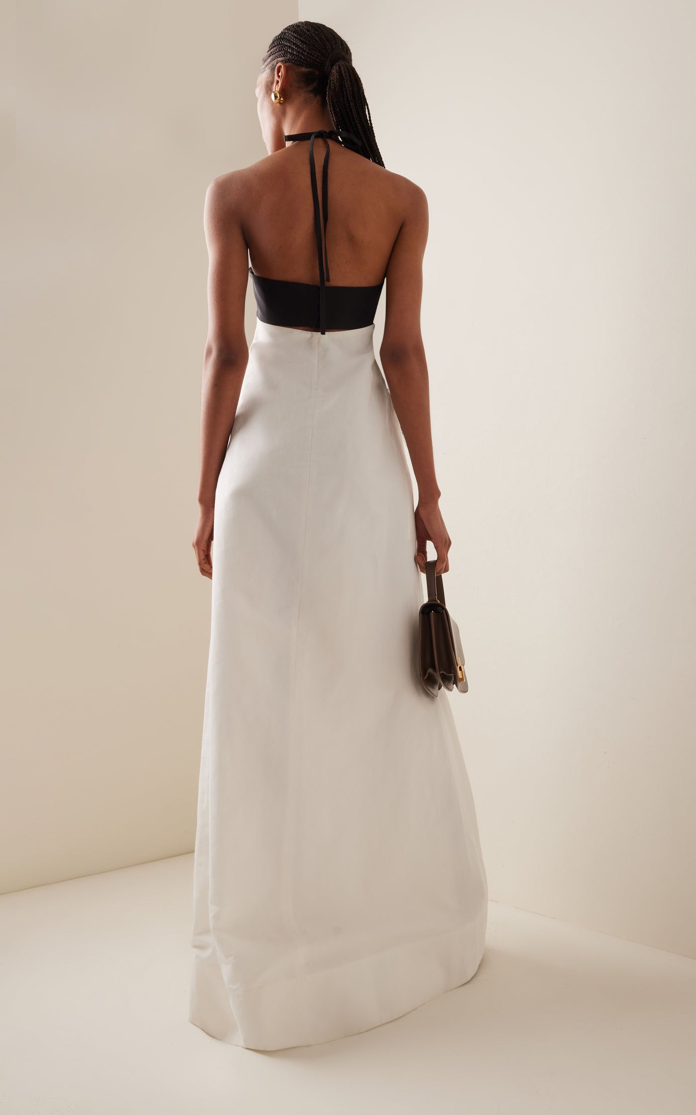 Rorschach Halter Maxi Dress