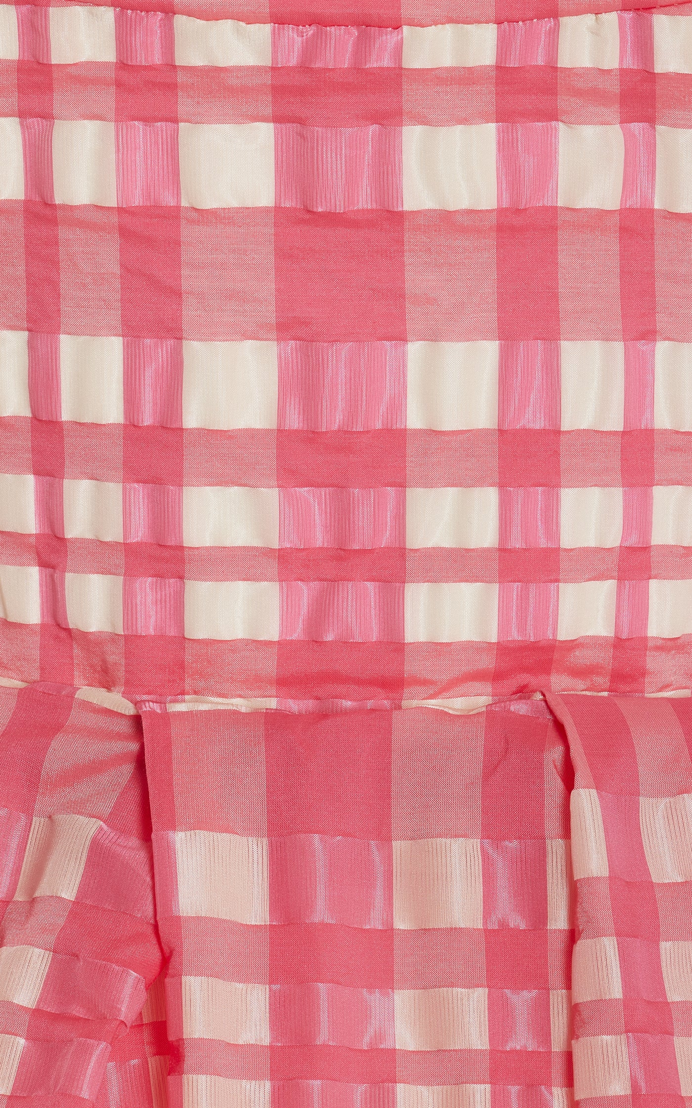 Oh Oh Livia's Strapless Gingham Midi Dress