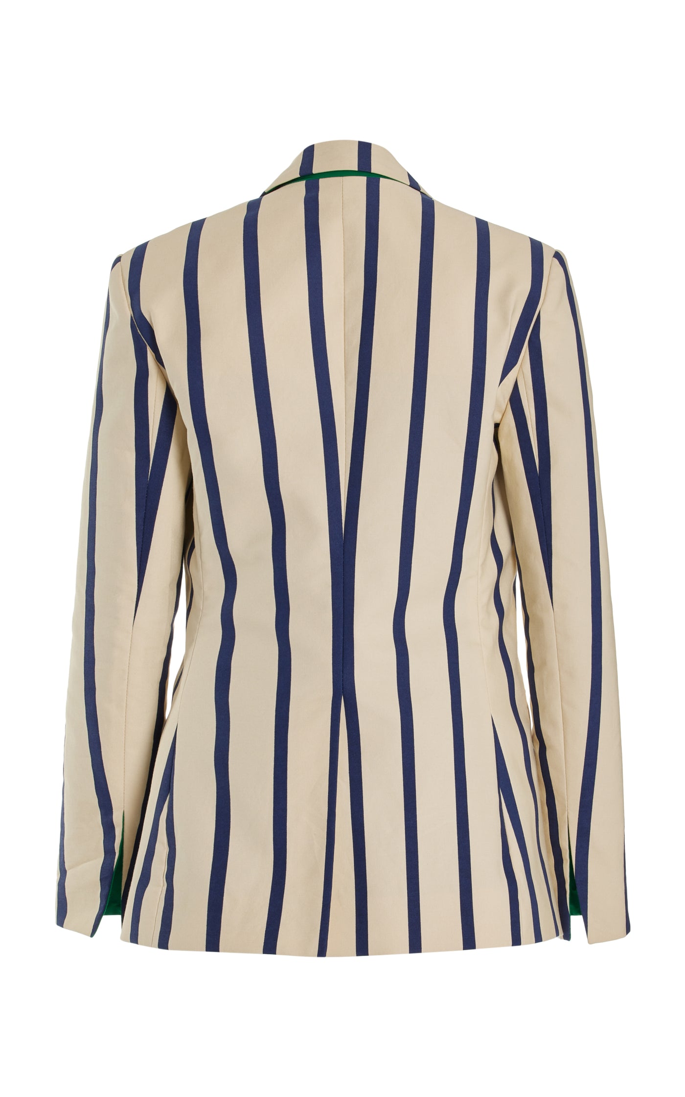 Port City Striped Cotton Blazer Jacket