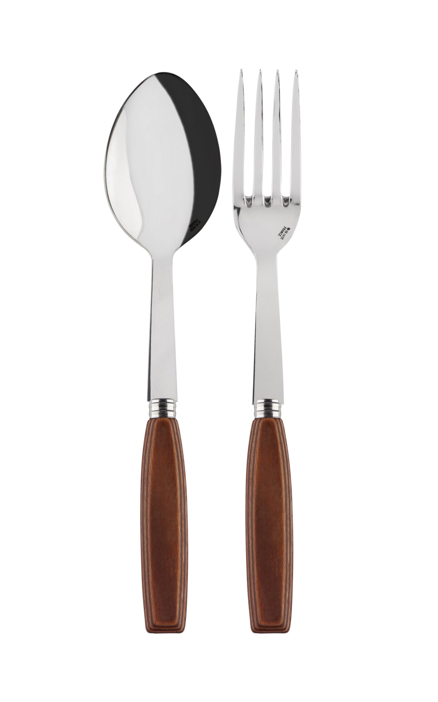 Djembe Wood Two-Piece Serving Set