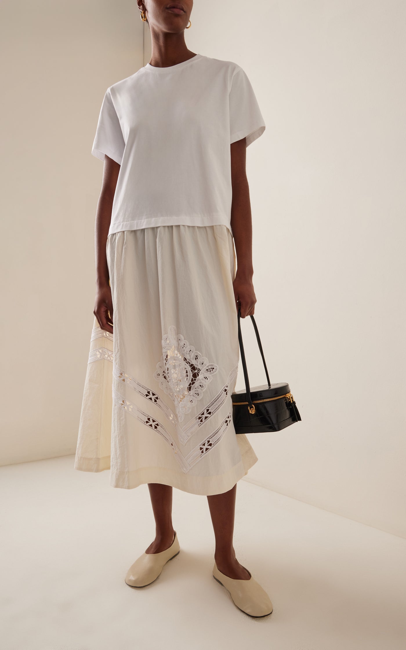 Anisley Windbreaker Cotton Midi Dress