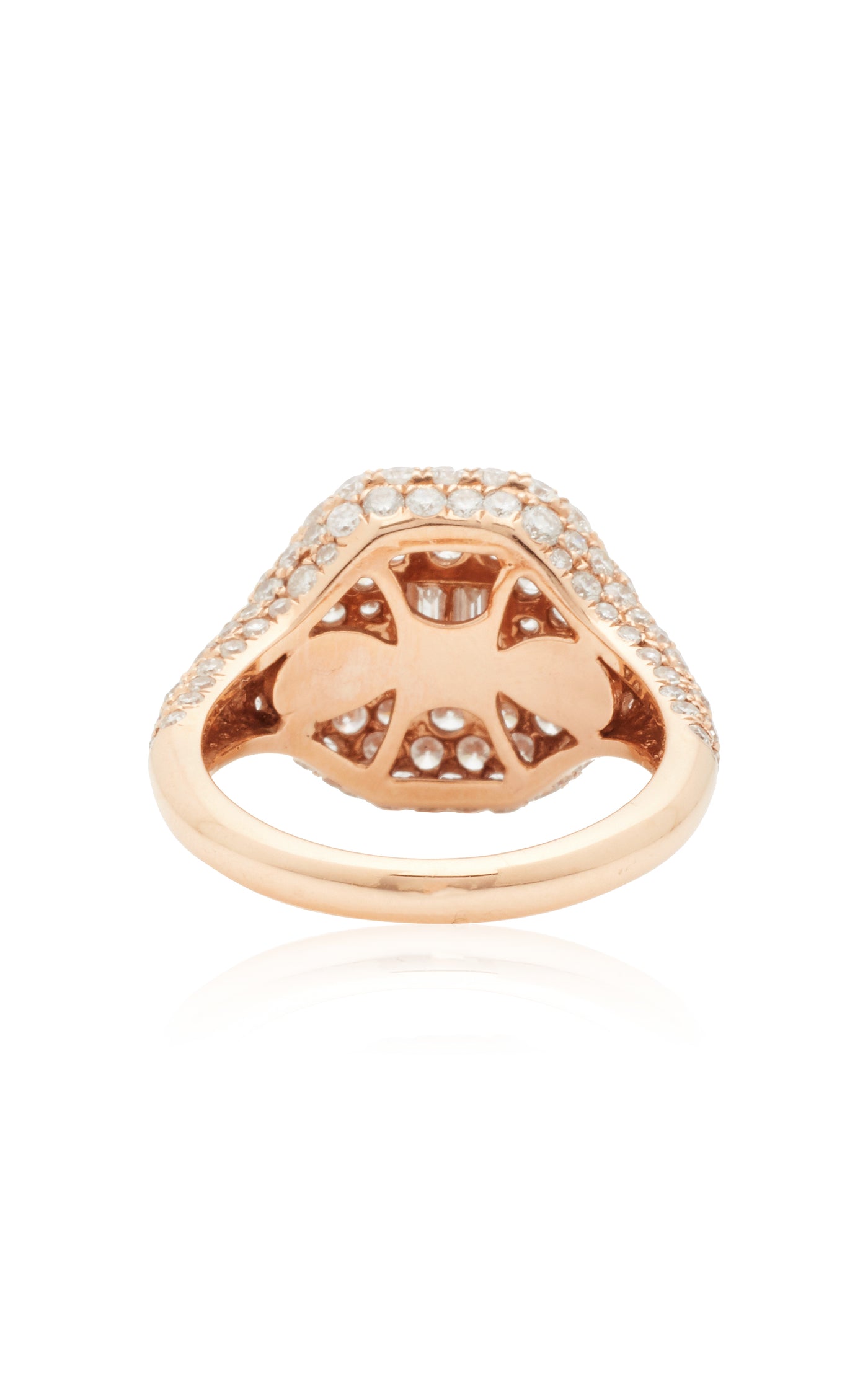 Essential 18K Rose Gold Diamond Pinky Ring