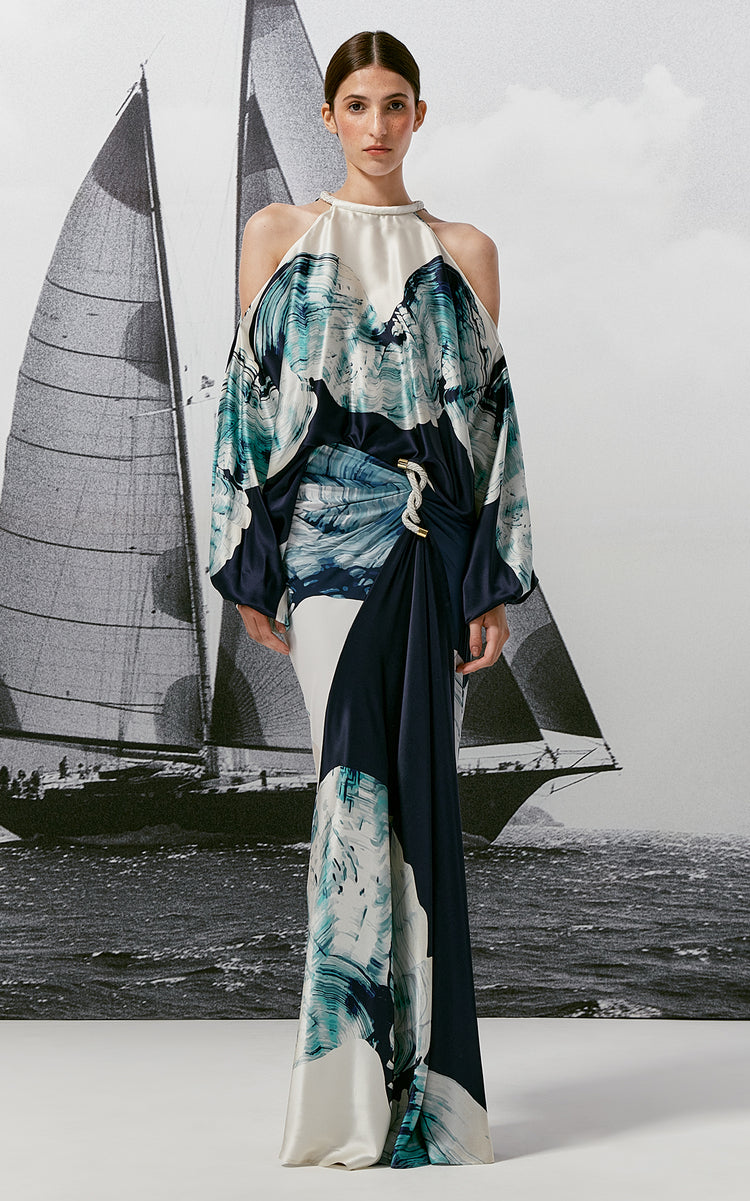Claudia Gathered Maxi Skirt