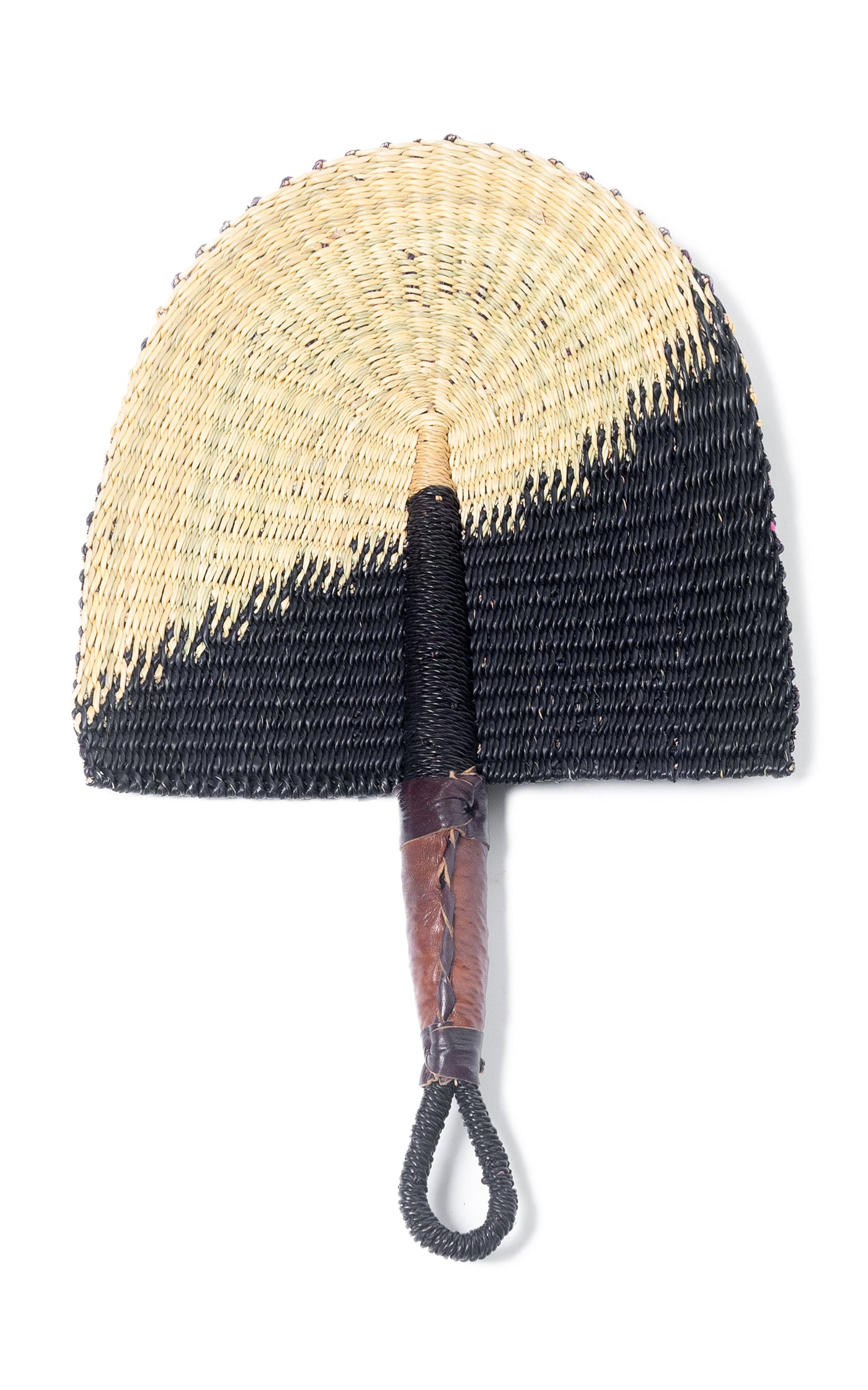 The Paloma Raffia Fan