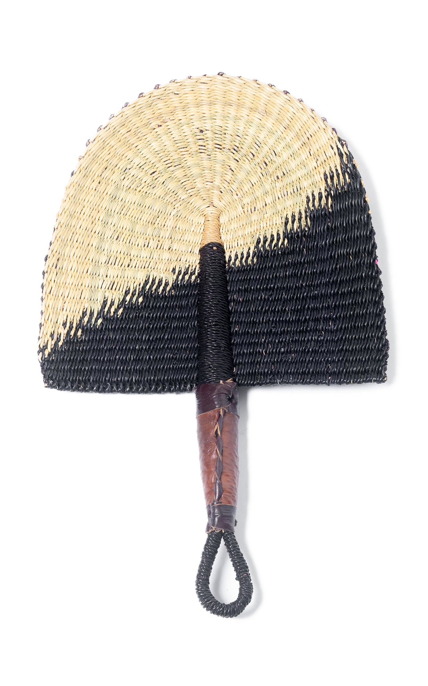 The Paloma Raffia Fan