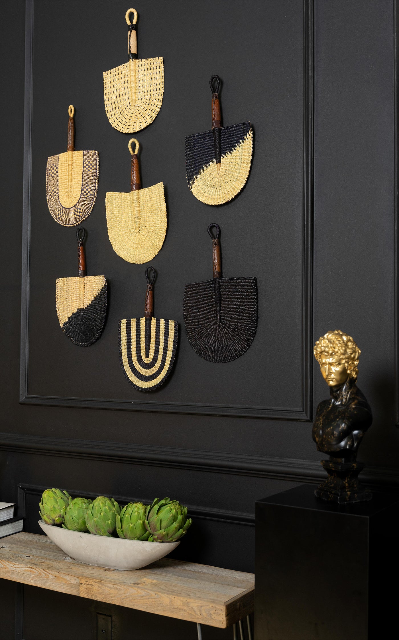 The Paloma Raffia Fan