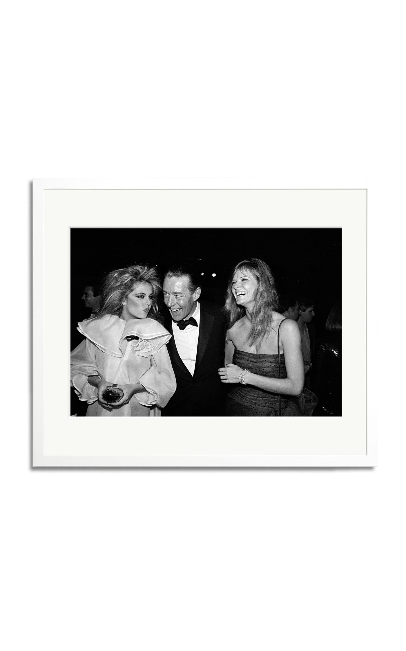 Halston, Cheryl Tiegs and Cornelia Guest Framed Photography Print