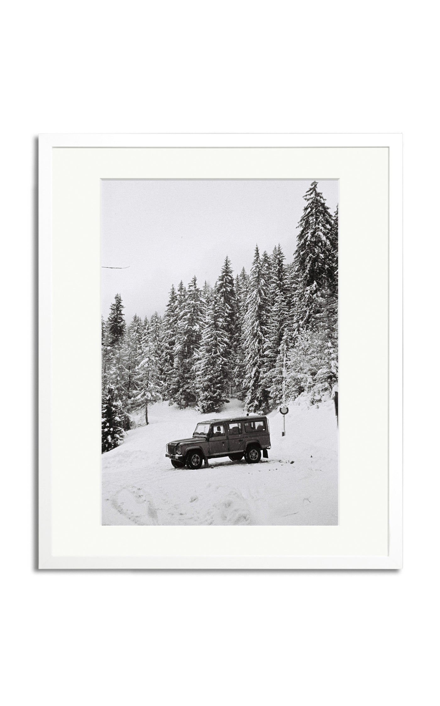 White Day Framed Photography Print