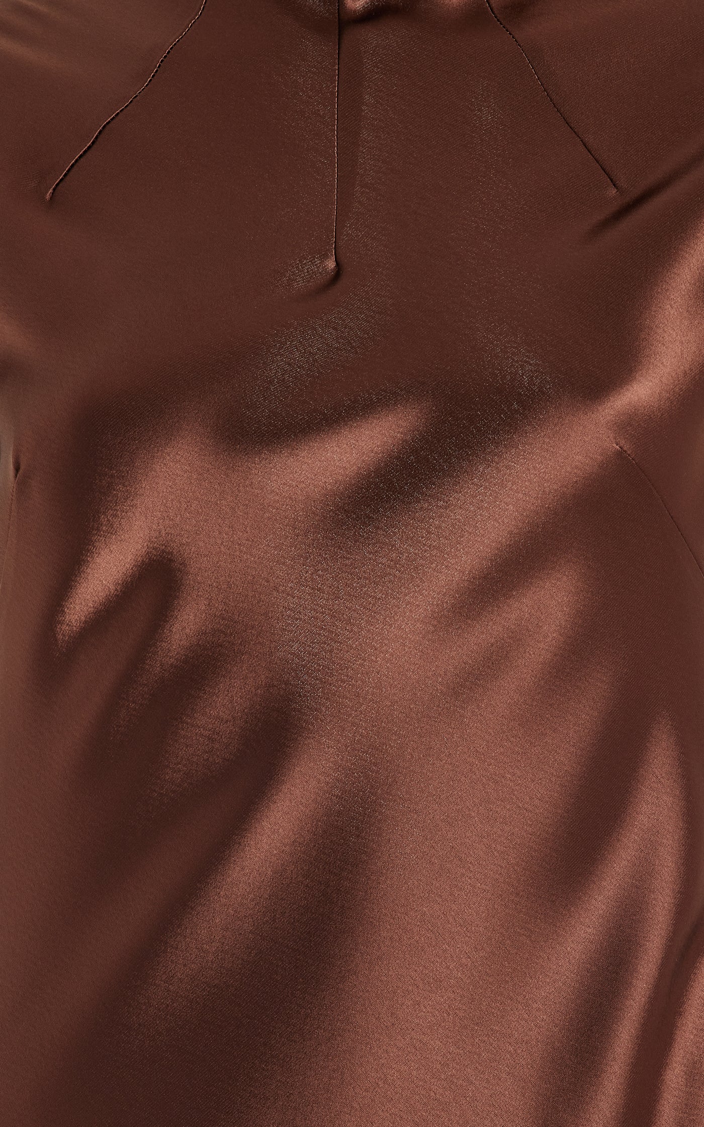 Turtleneck Satin Maxi Dress