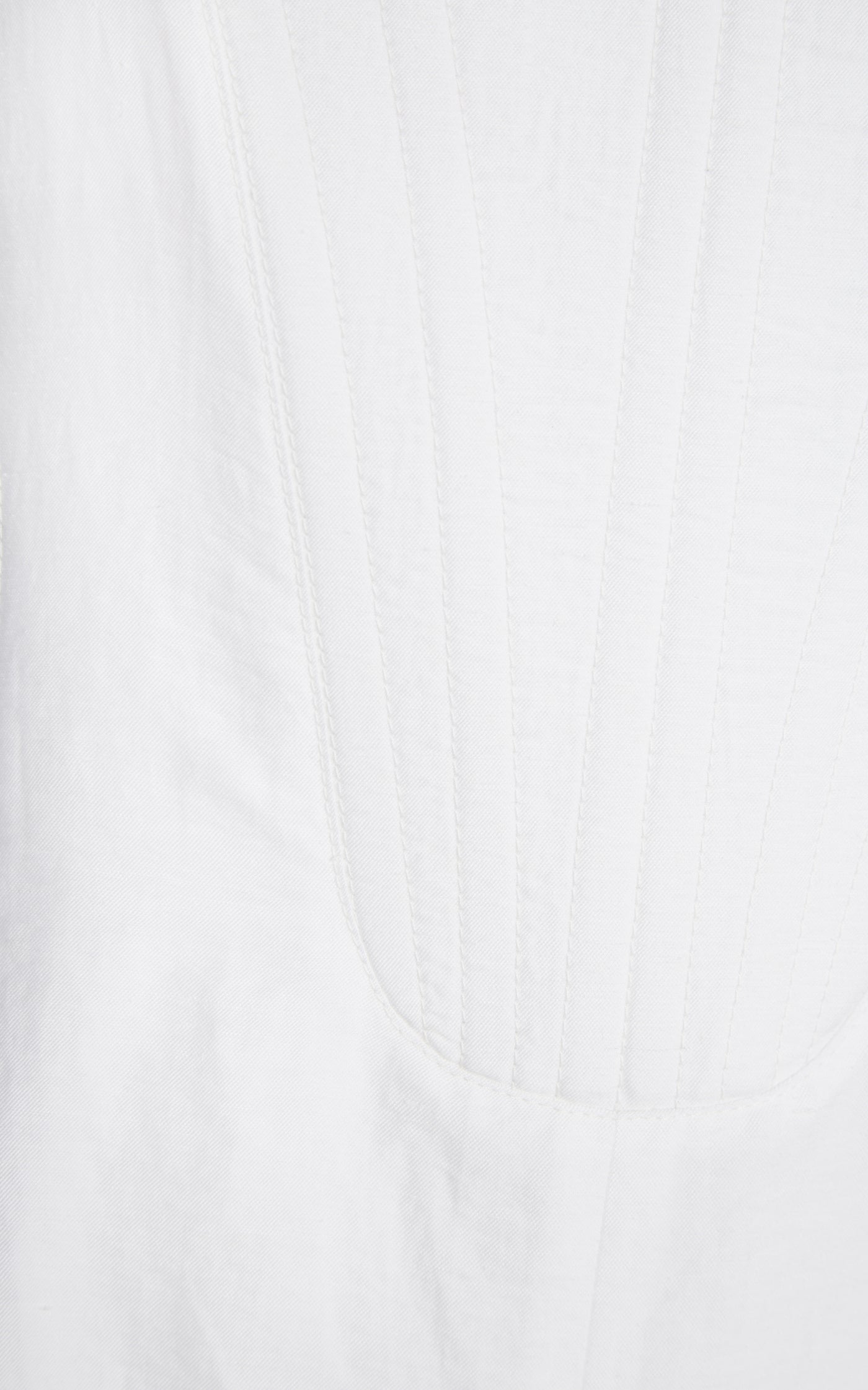 Pleated Linen-Cotton Corset Jumpsuit