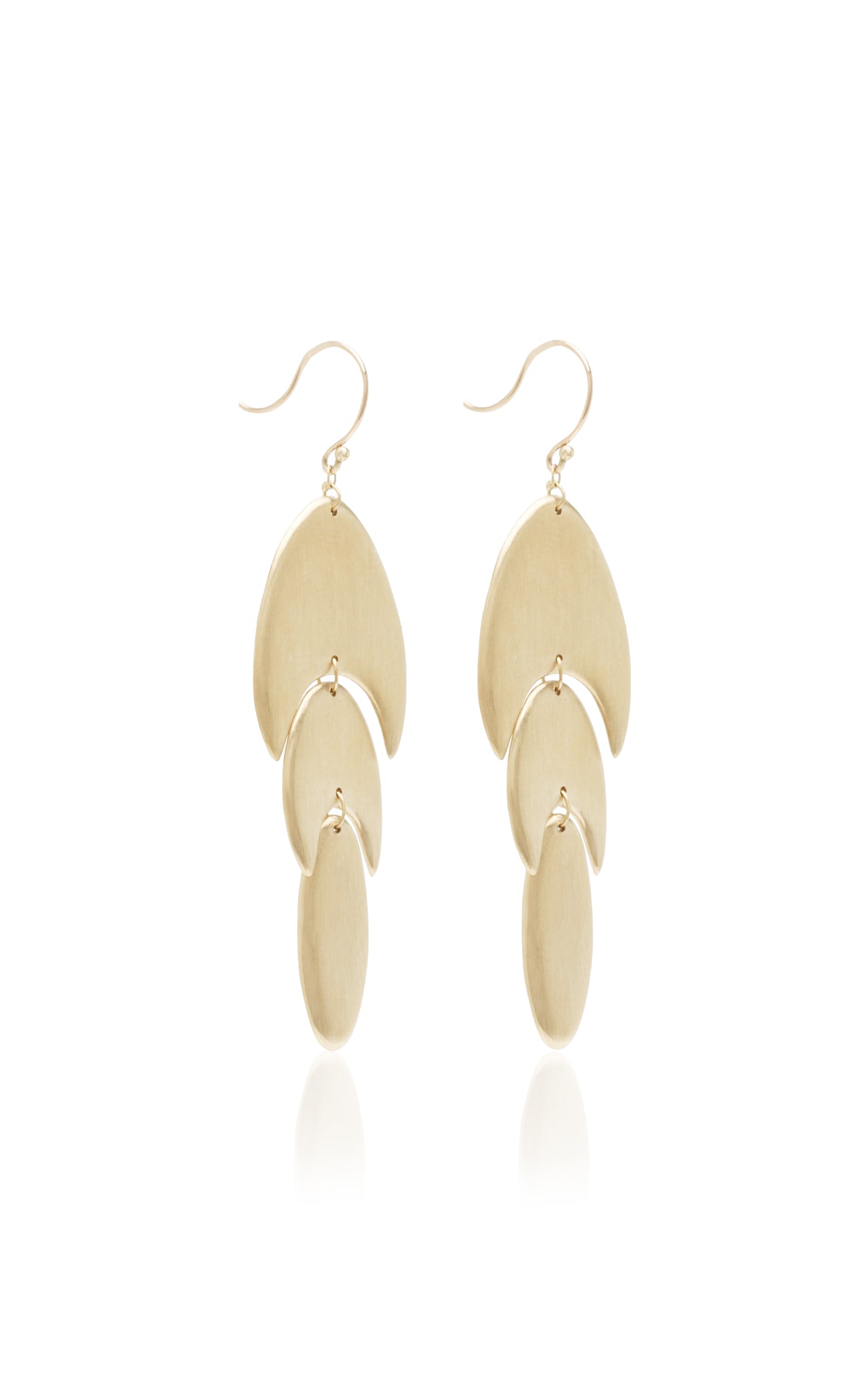 Cactus 10K Yellow Gold Earrings