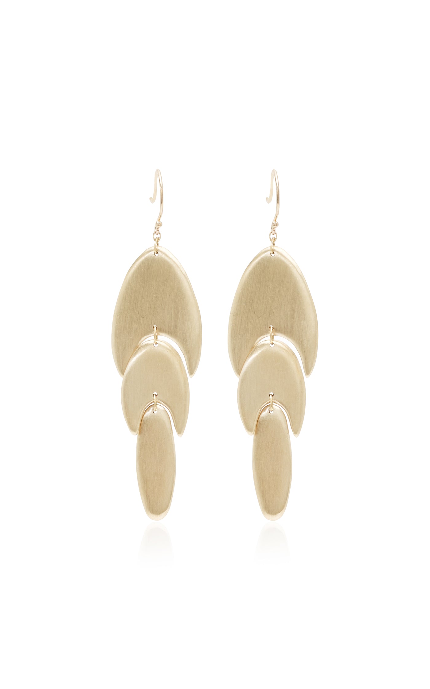 Cactus 10K Yellow Gold Earrings