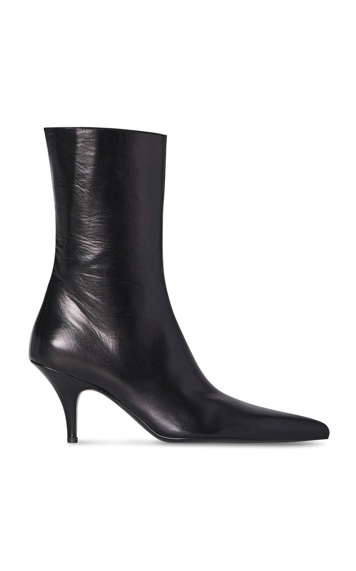 Sling Leather Ankle Boots
