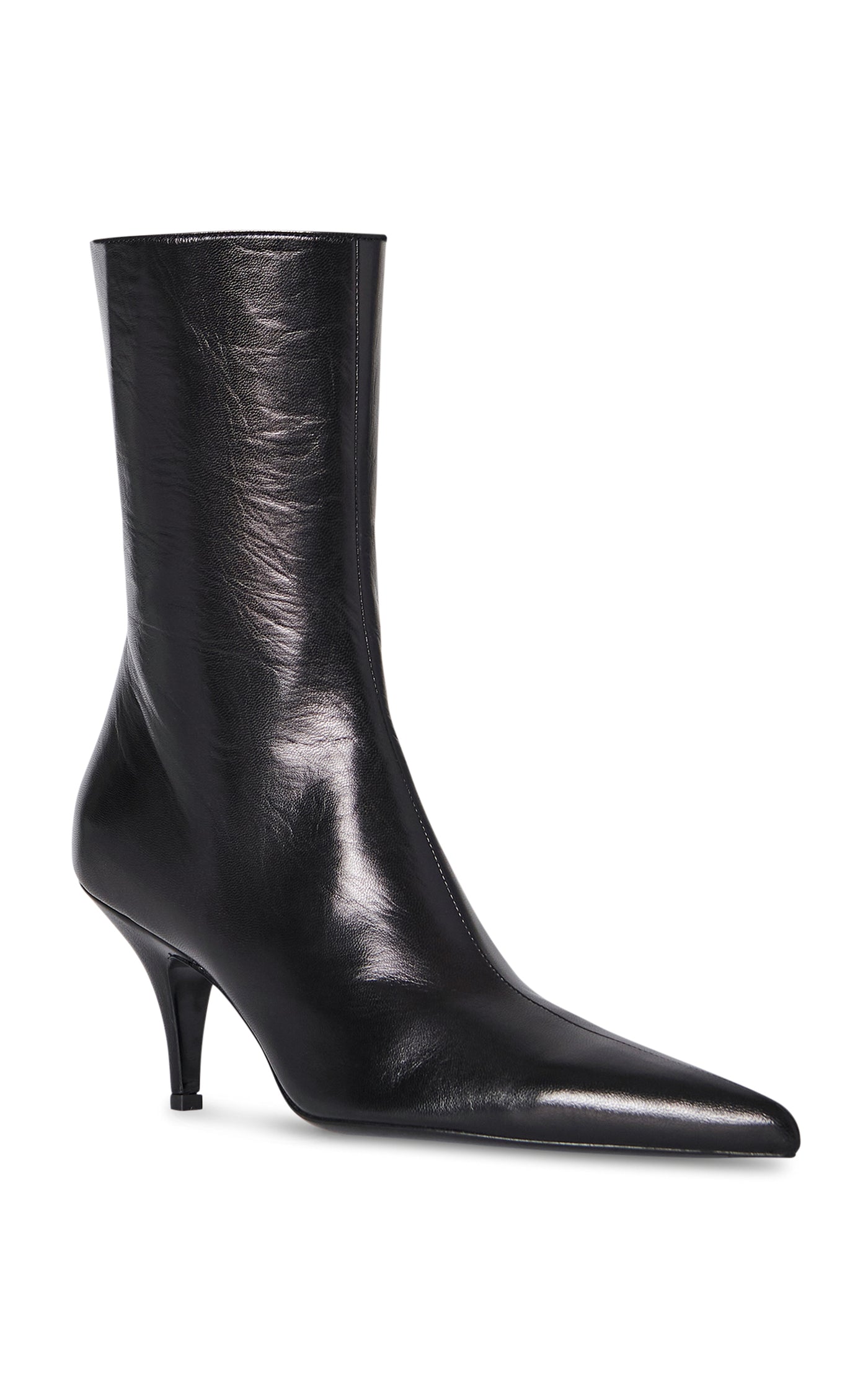 Sling Leather Ankle Boots