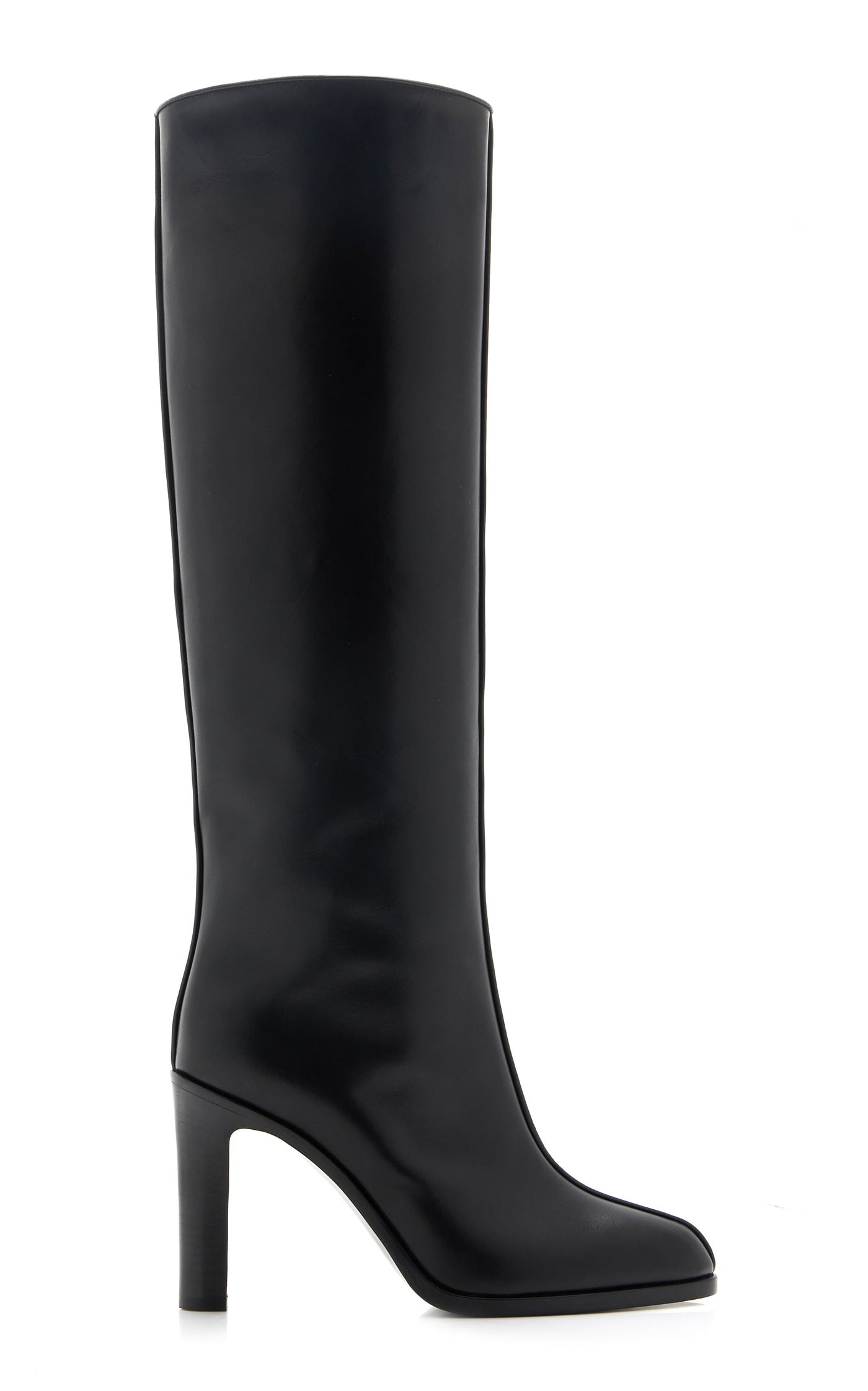 Wide Shaft Leather Boots