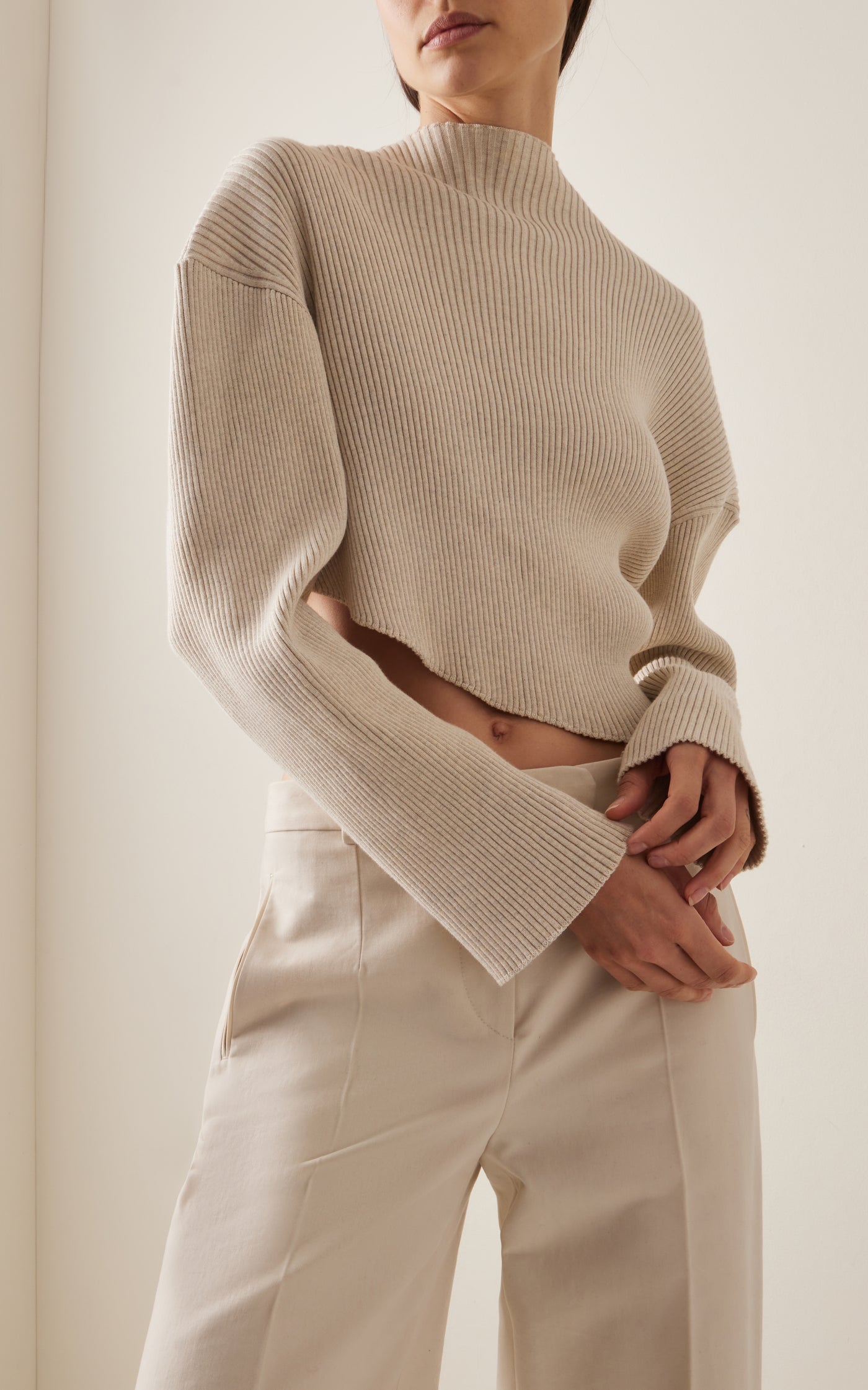 Danana Draped Cotton Sweater