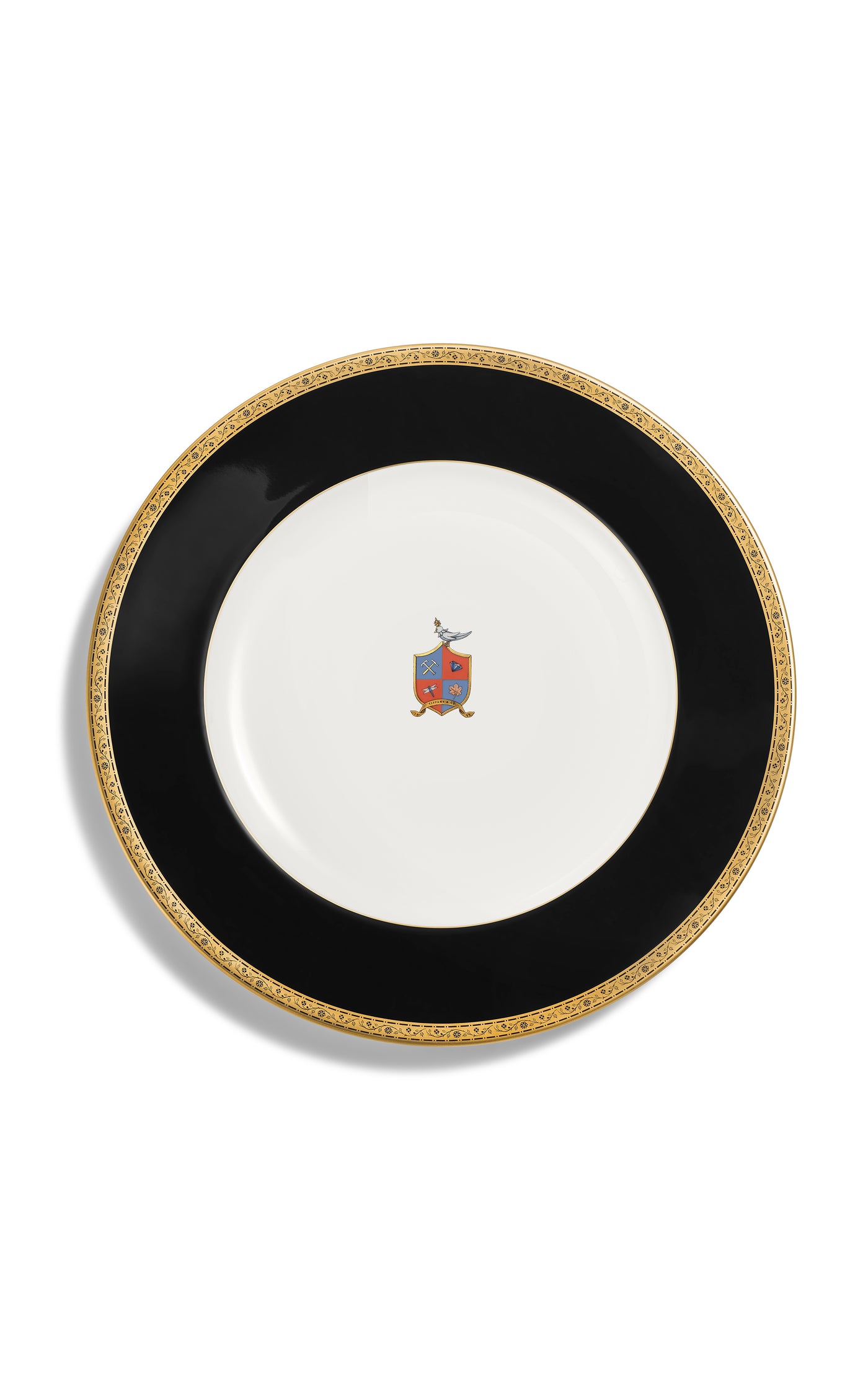 Crest Bone China Dinner Plate
