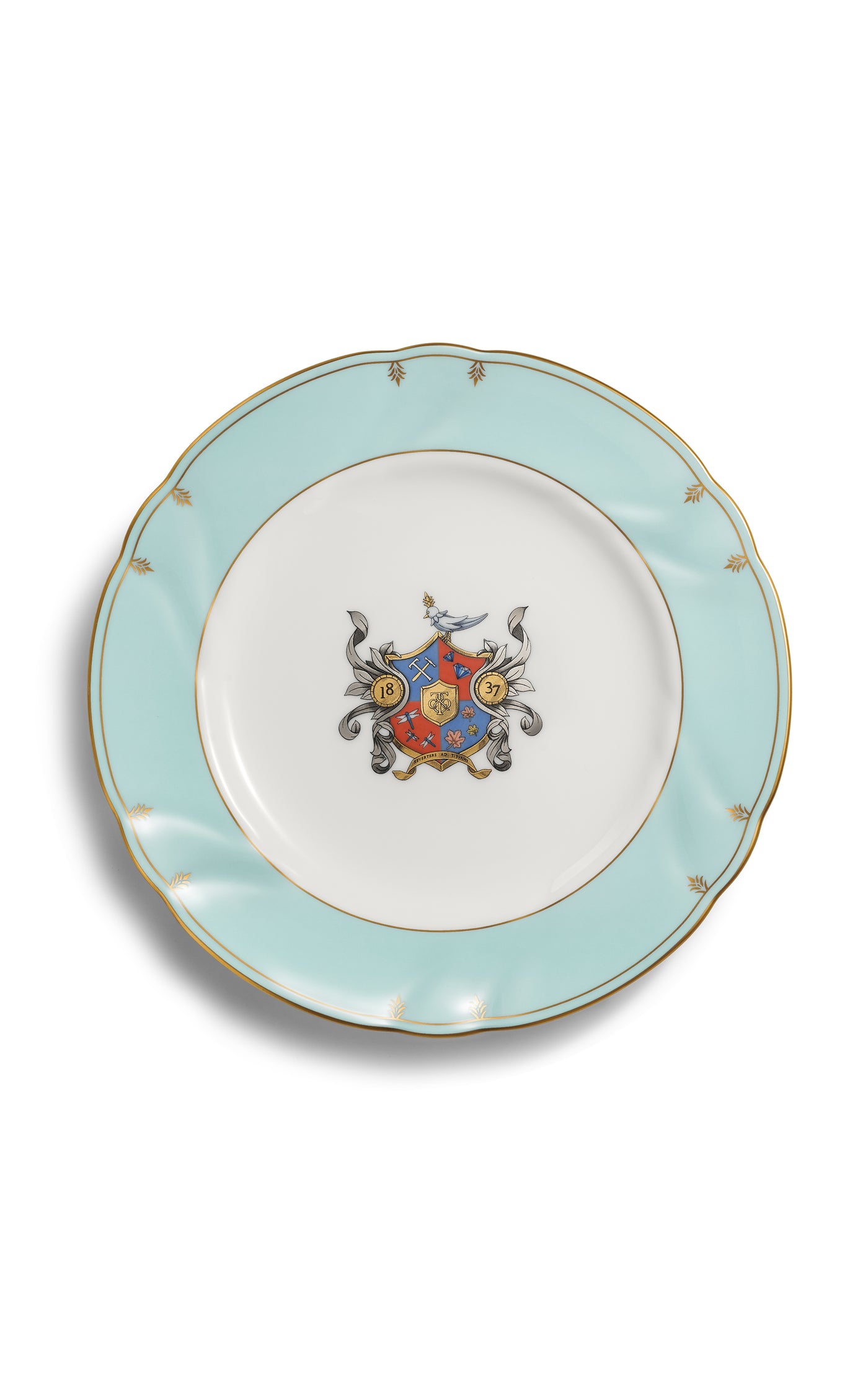 Crest Bone China Dessert Plate