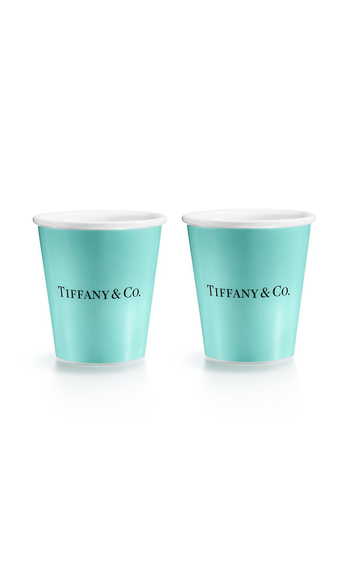 Set-of-Two Bone China Coffee Cups