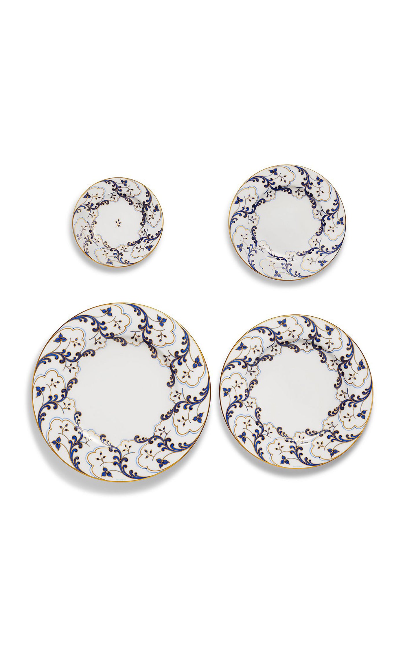 Valse Bleue Bone China Dinner Plate