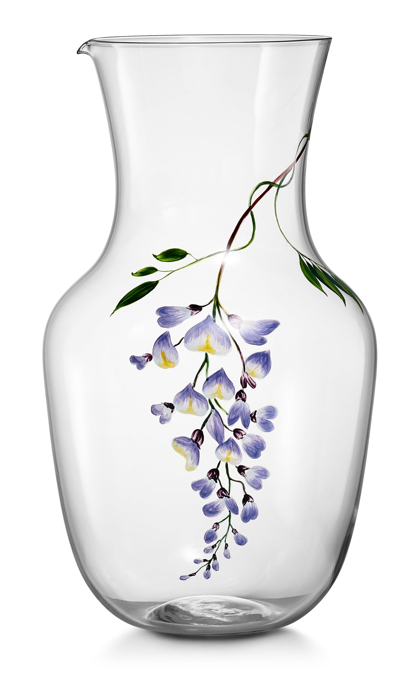 Wisteria Glass Pitcher