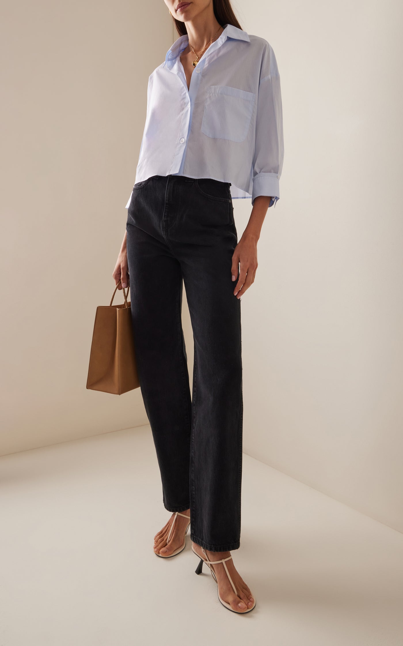 Soon To Be Ex Cropped Cotton Shirt