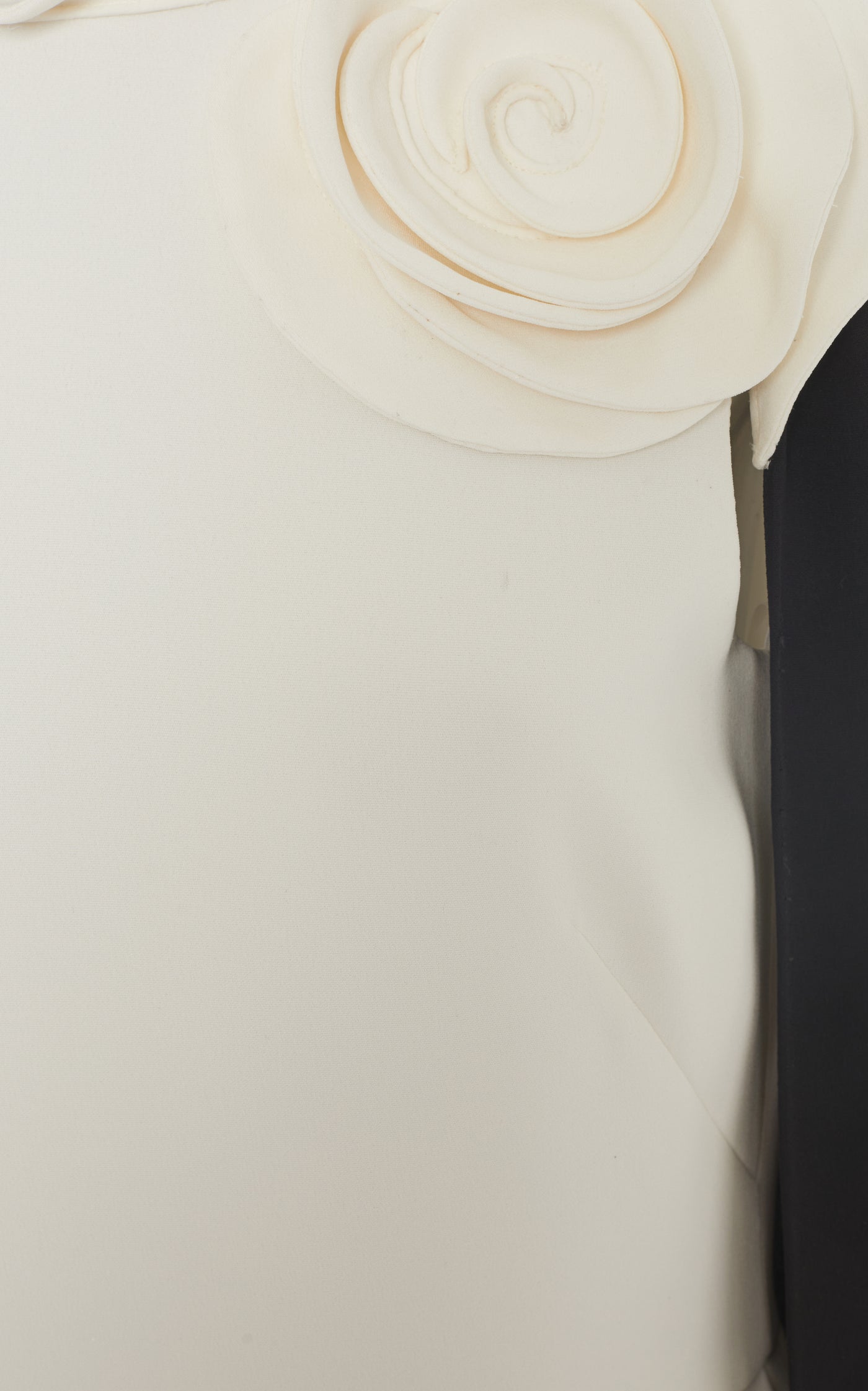 Cape-Detailed Silk Gown