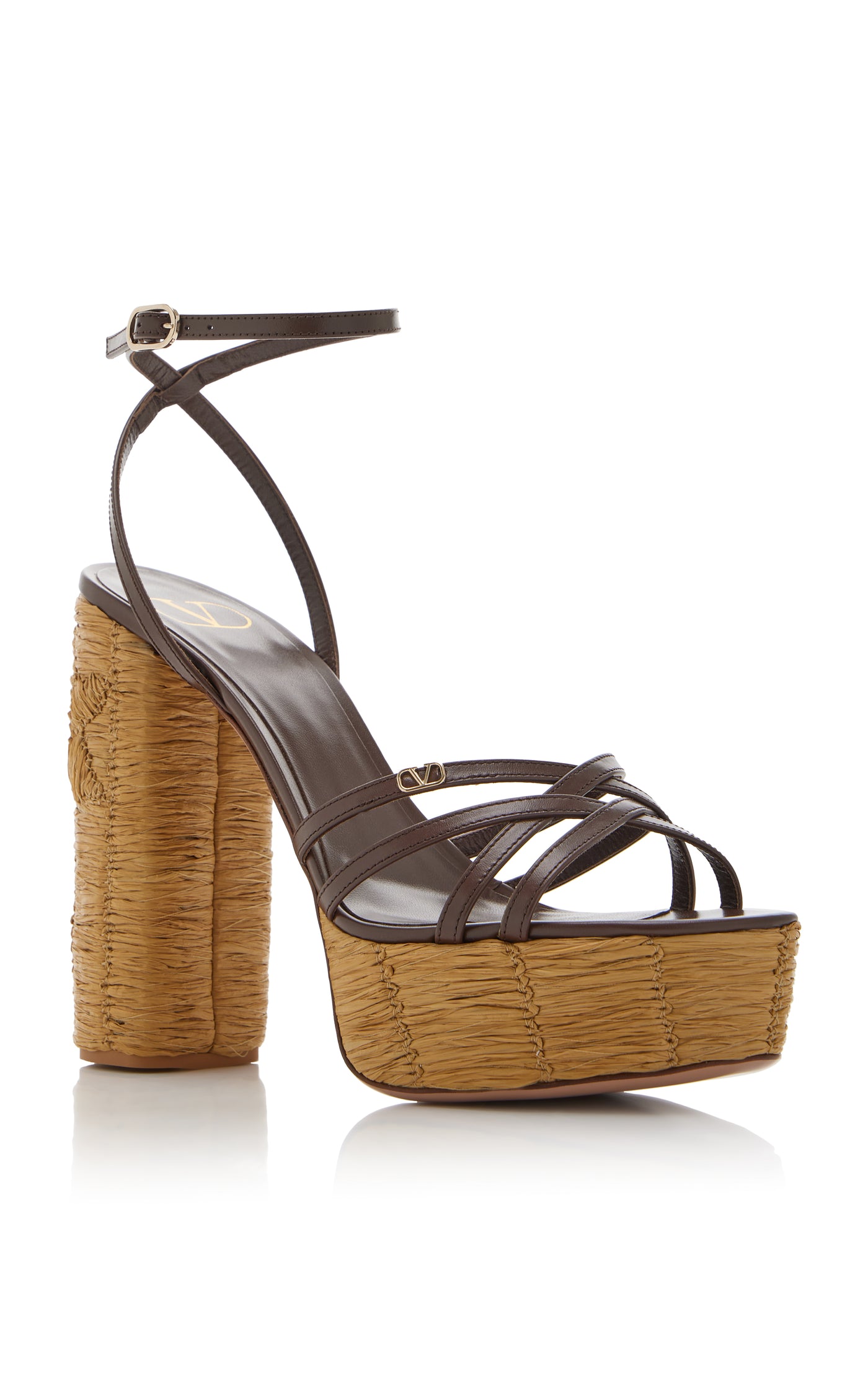 Raflower Raffia Platform Sandals