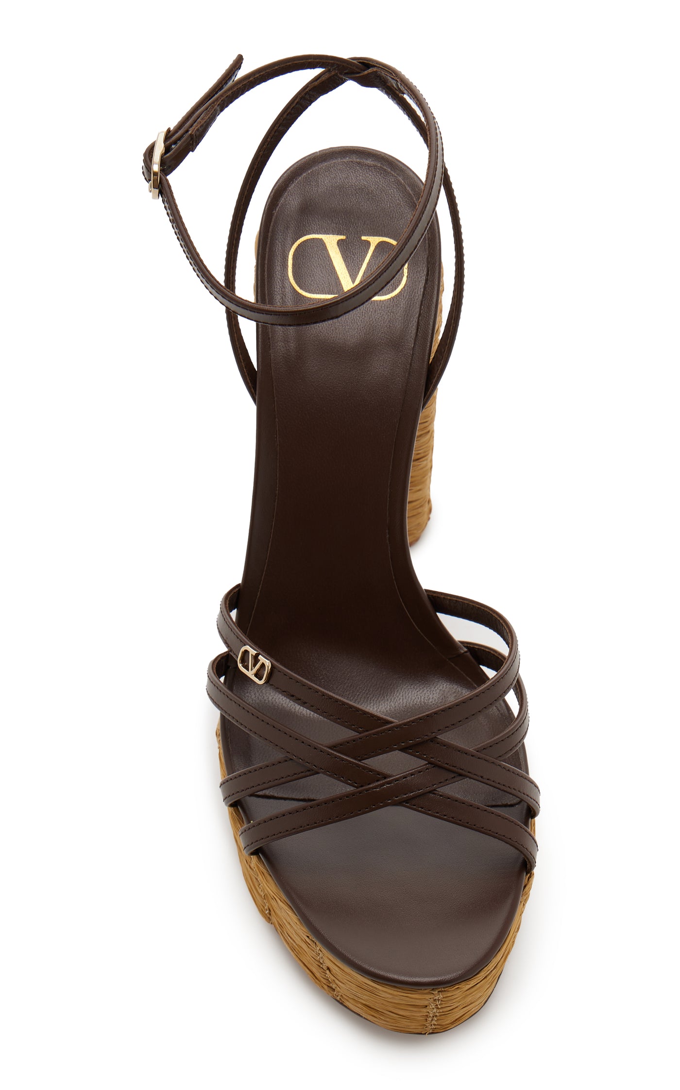 Raflower Raffia Platform Sandals