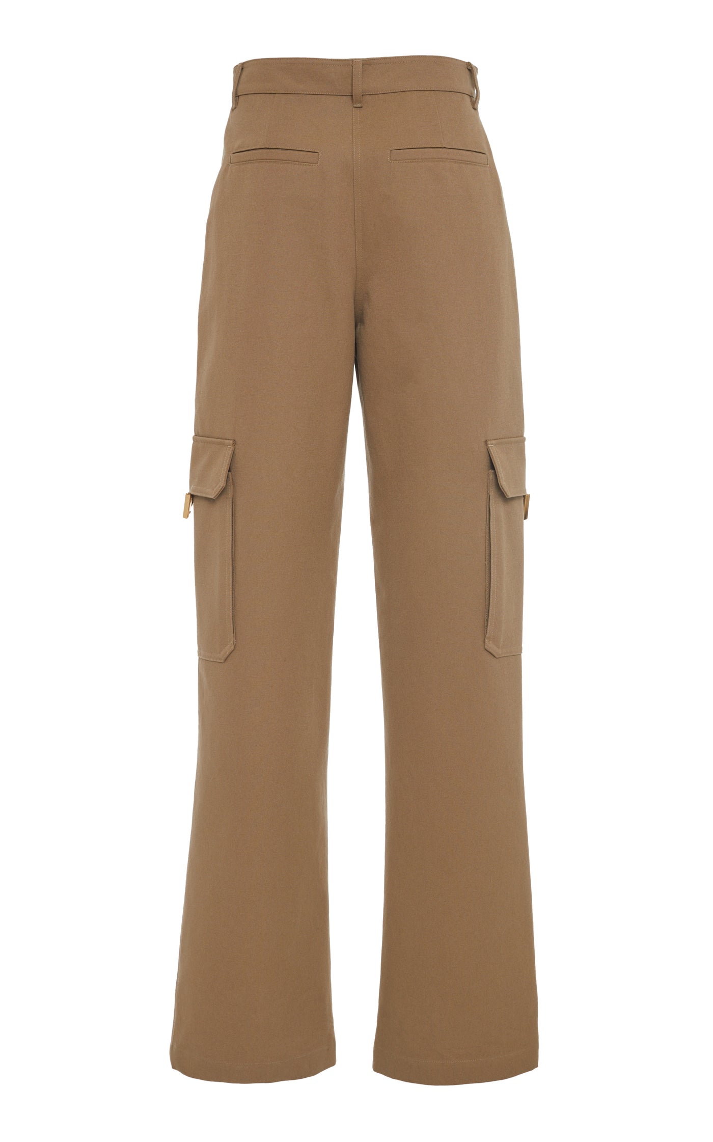 Straight-Leg Cotton-Blend Cargo Pants