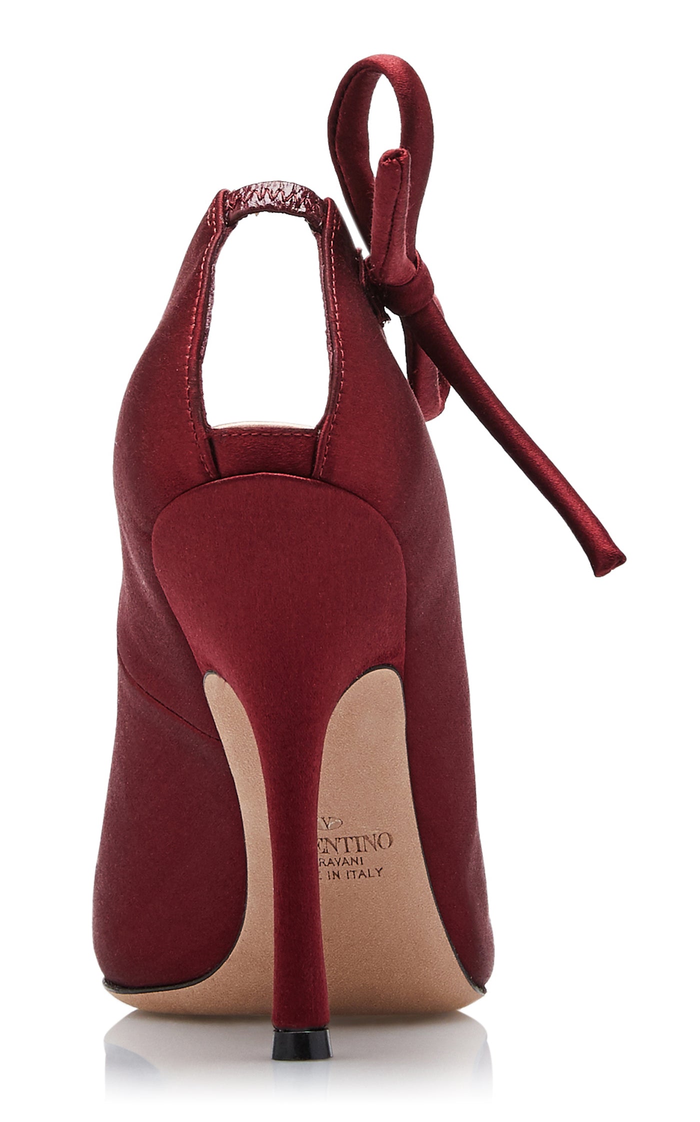 Nite-Out Bow-Detailed Satin Pumps