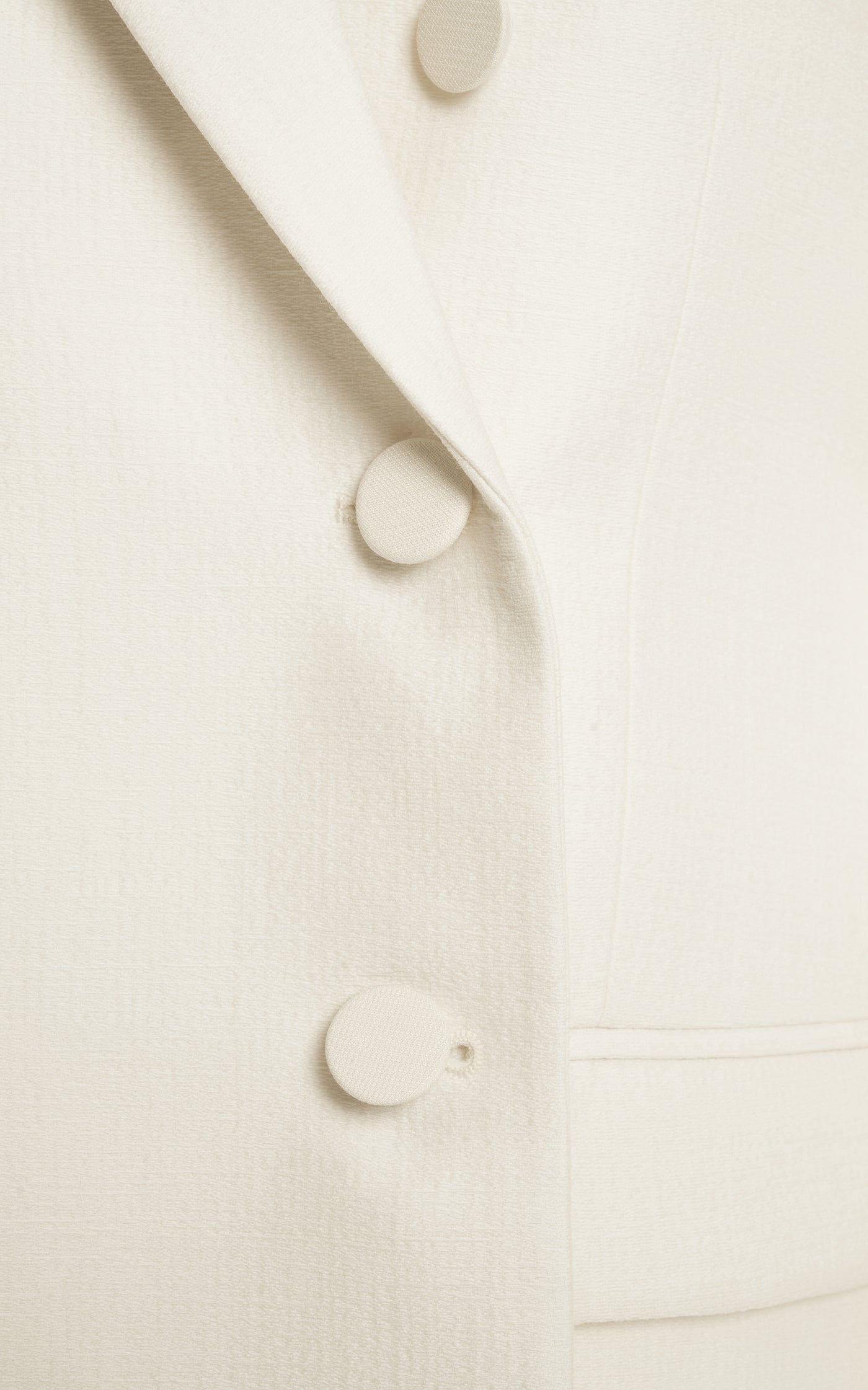 Double-Breasted Wool Blend Jacket