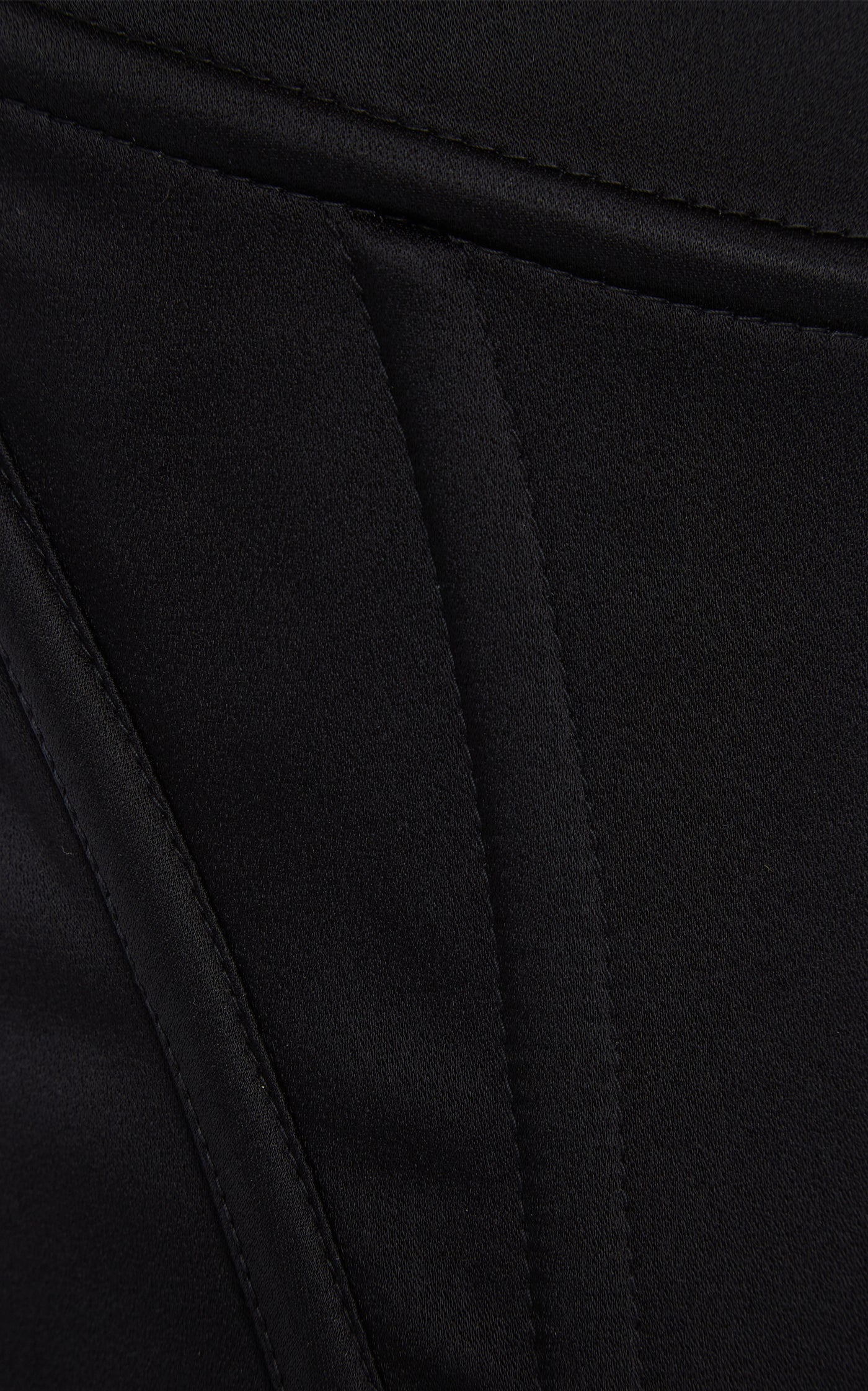 Cropped Satin Corset Top