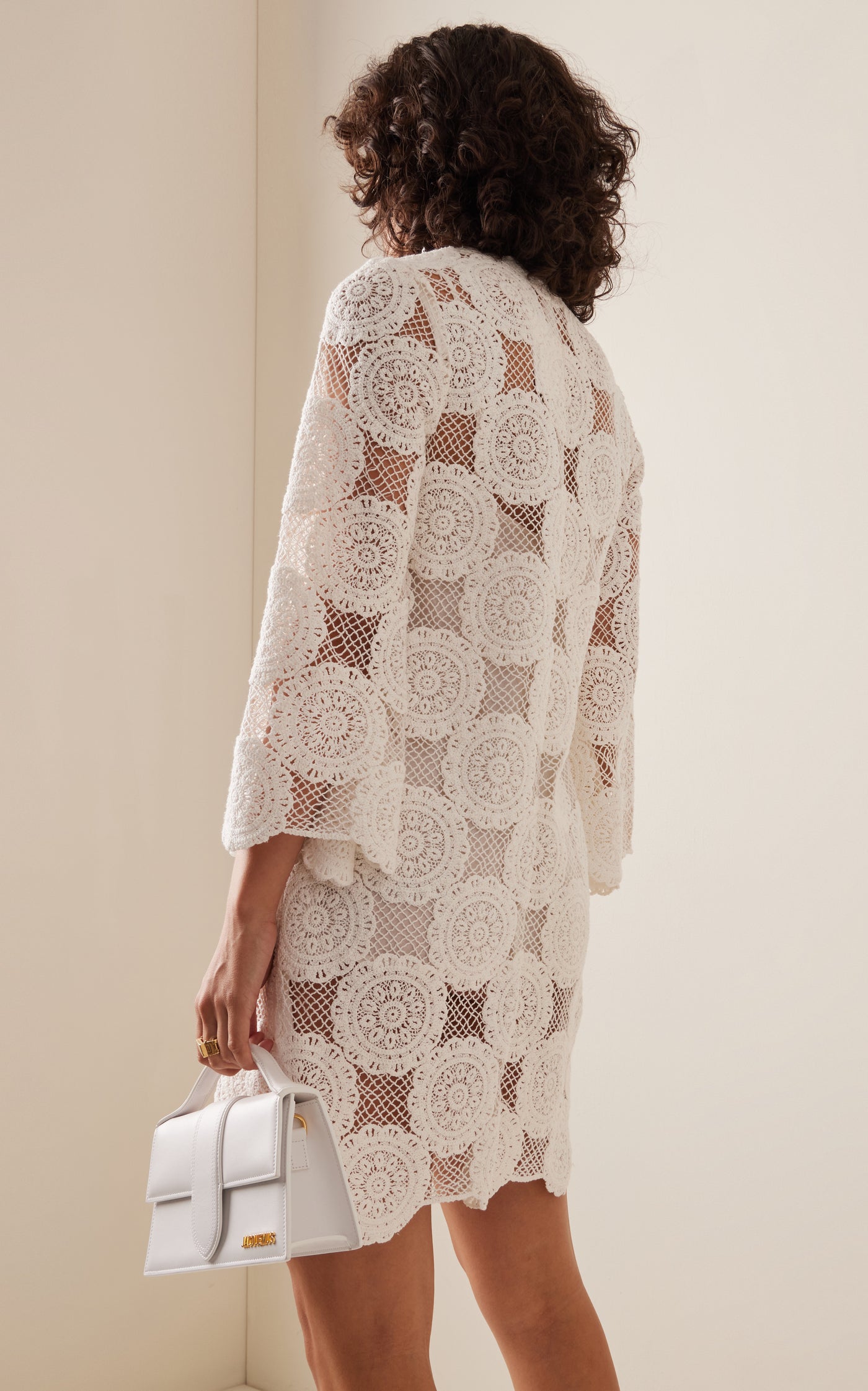 Junie Lace Cotton Tunic Dress