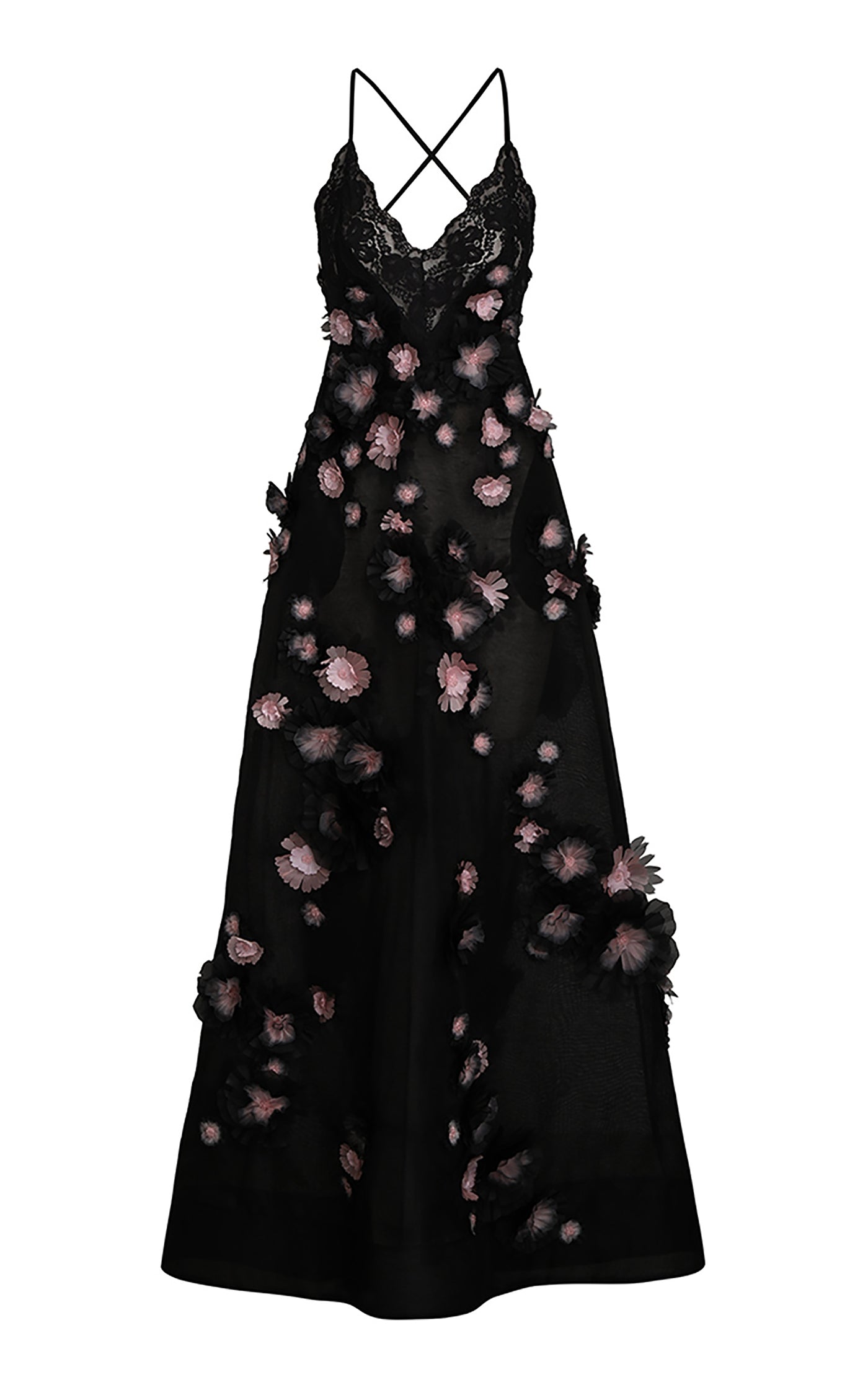 Matchmaker Daisy Linen-Silk Maxi Dress