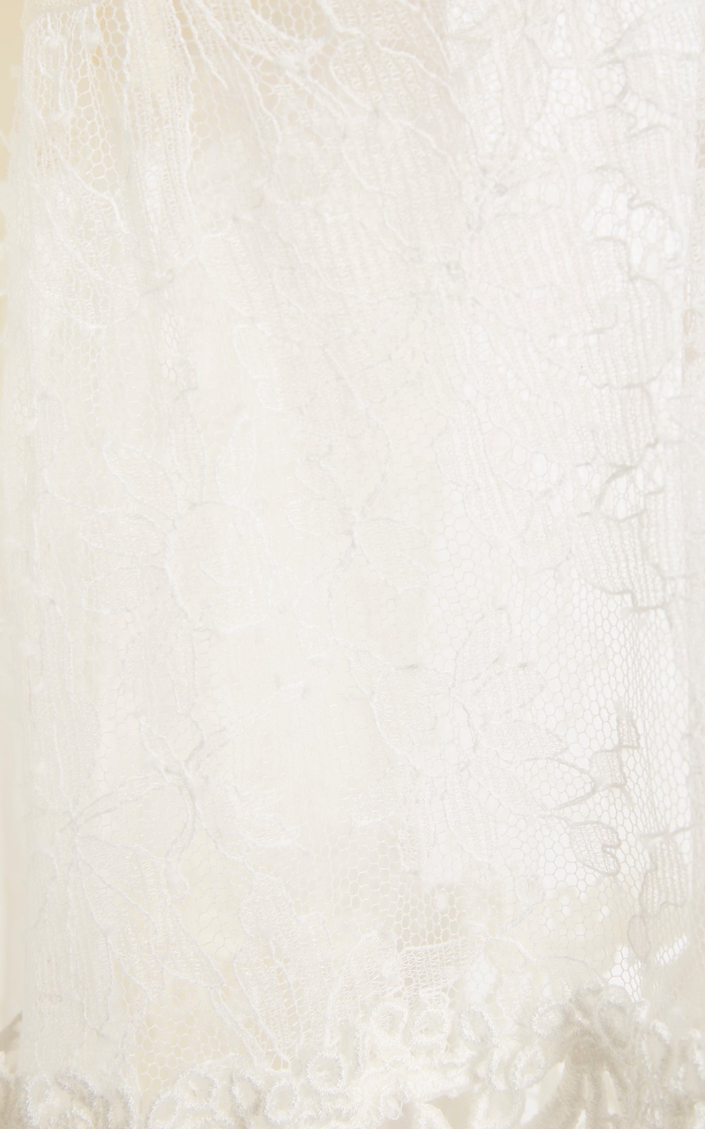 Off-The-Shoulder Crepe Lace Bodysuit